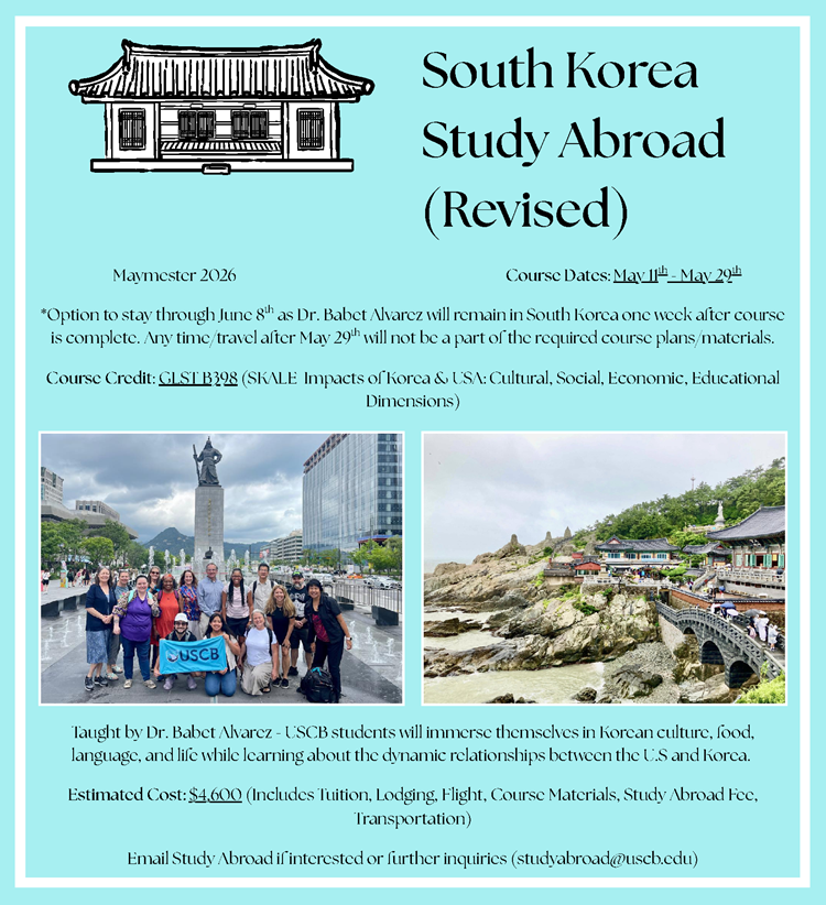 Flyer for South Korea Study Abroad PDF