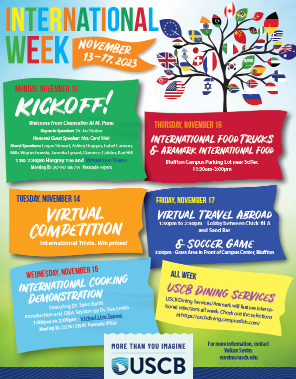 International Week 2023 Flyer