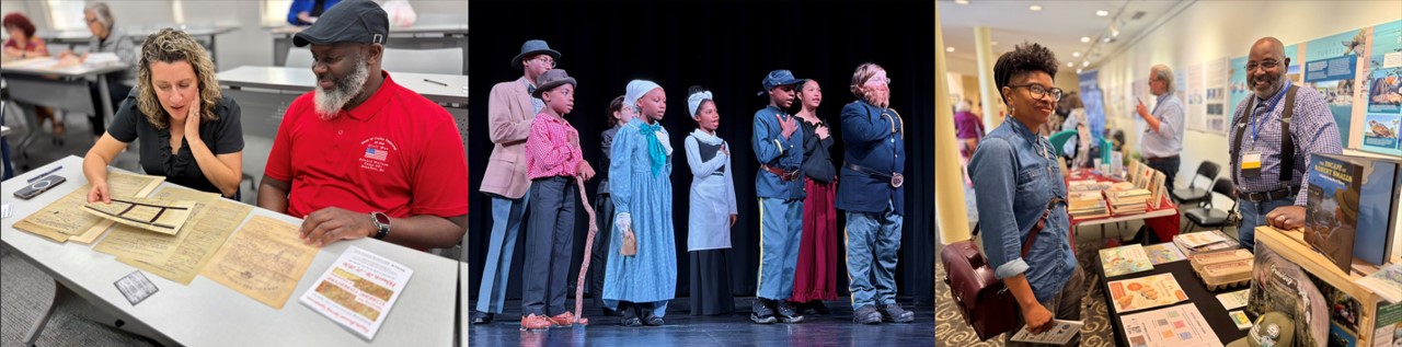 Three images of speakers and participants at ISRE's 2026 Symposium