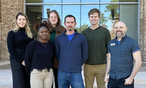 Psychology Students with Professor