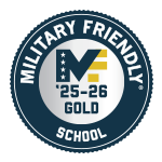 Military Friendly School Medal Logo for 2025-26