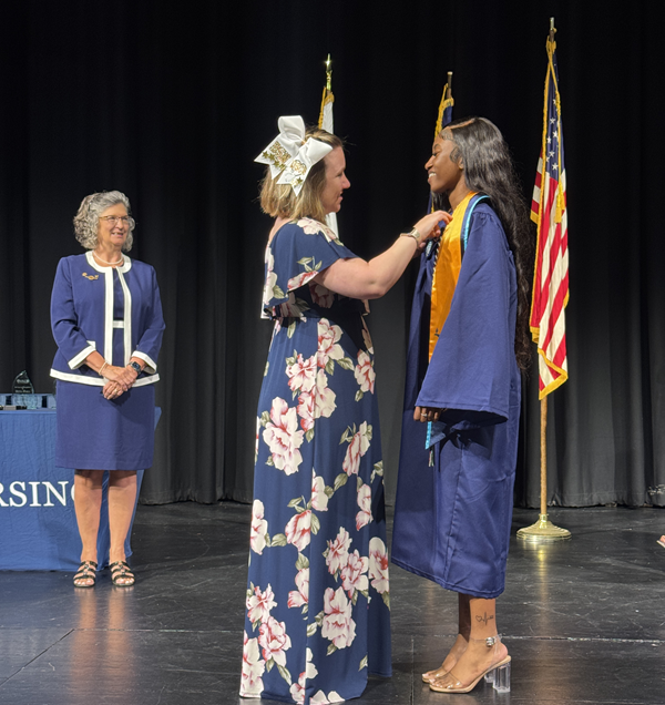 Nurse Pinning Ceremony stage