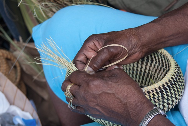 Hands Basket Weaving