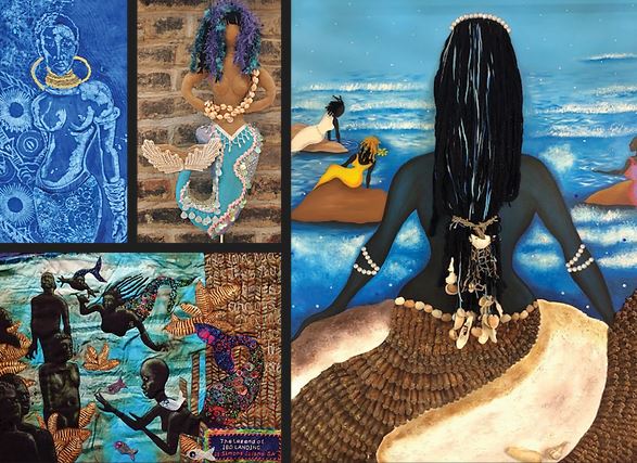 Black Mermaid Art
