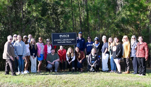 USCB nature trail sign unveiling 