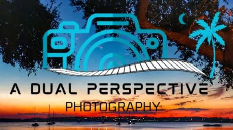 A Dual Perspective Photography Logo