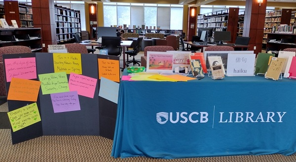 USCB Library Haiku Display