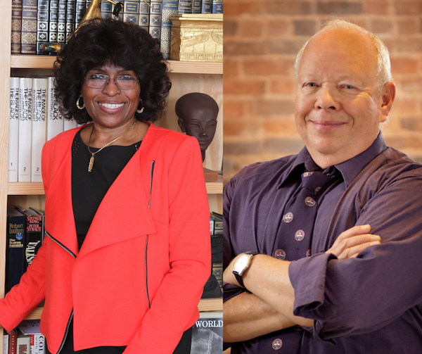 Dr. Gloria Holmes (left) and Dr. Orville Vernon Burton (right). Dr. Gloria Holmes (left) and Dr. Orville Vernon Burton (right).