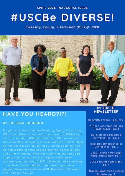 DEI Newsletter Page 1