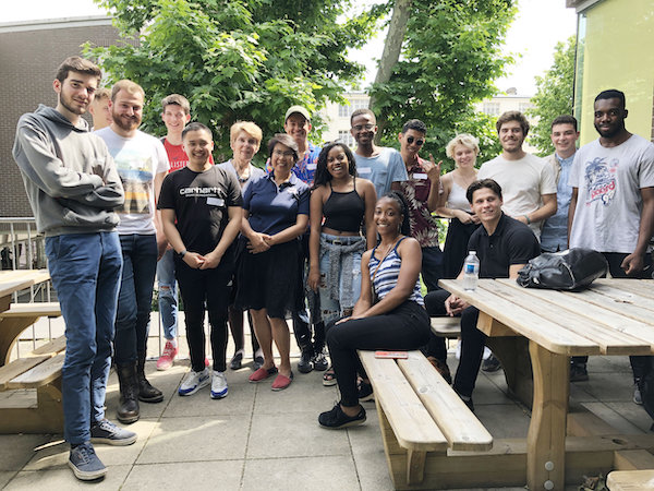 USCB students and Dr. Juanita Babet Villena-Alvarez traveled to France in 2019 to collaborate with Prof. Nathalie Callies and their counterparts at l’Université de Paris-Nanterre. USCB students and Dr. Juanita Babet Villena-Alvarez traveled to France in 2019 to collaborate with Prof. Nathalie Callies and their counterparts at l’Université de Paris-Nanterre.