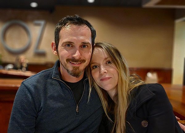 Jack with his wife Ashley