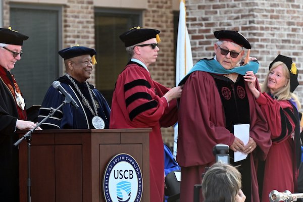 Dick recieving Honoary Doctorate Dick recieving Honoary Doctorate