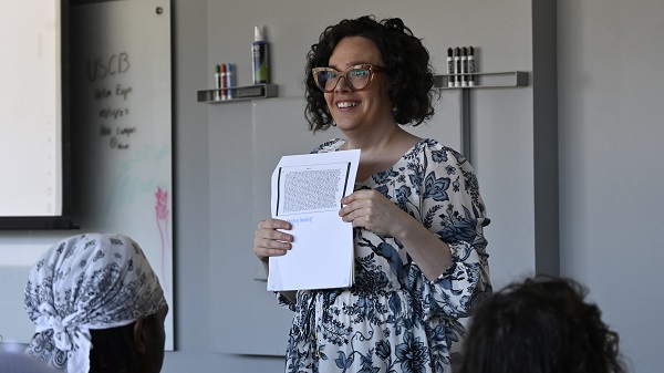Dr. Mollie Barnes leading the disscussion