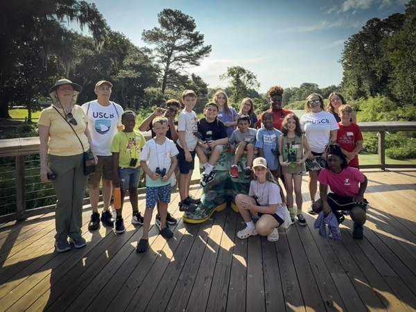 Mad Scientist Camp Group Photo at Cyprus Wetlands