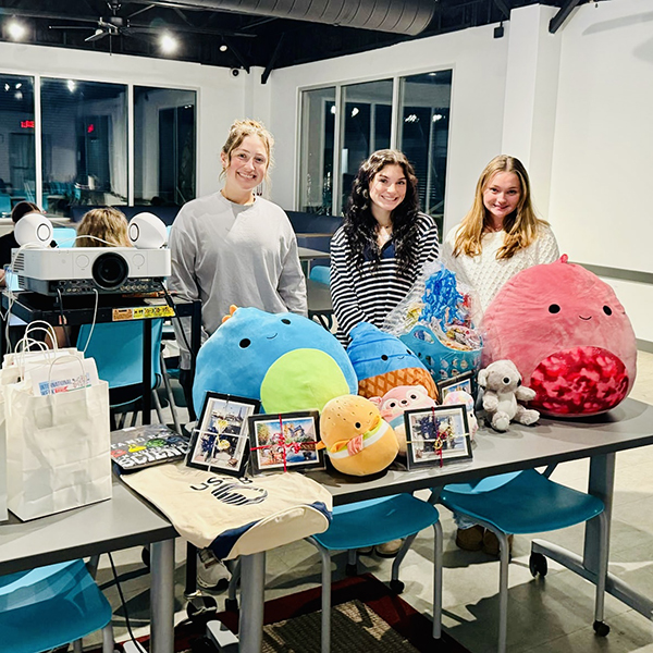 International Week table with prizes